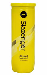 Slazenger Club All Court Tennis Balls 3 Ball Tubes - Yellow