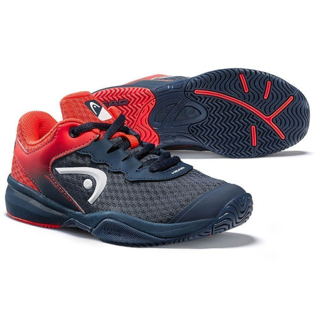 HEAD Sprint 3.0 Junior Tennis Shoes Kids Childrens - Midnight Navy/Neon Red