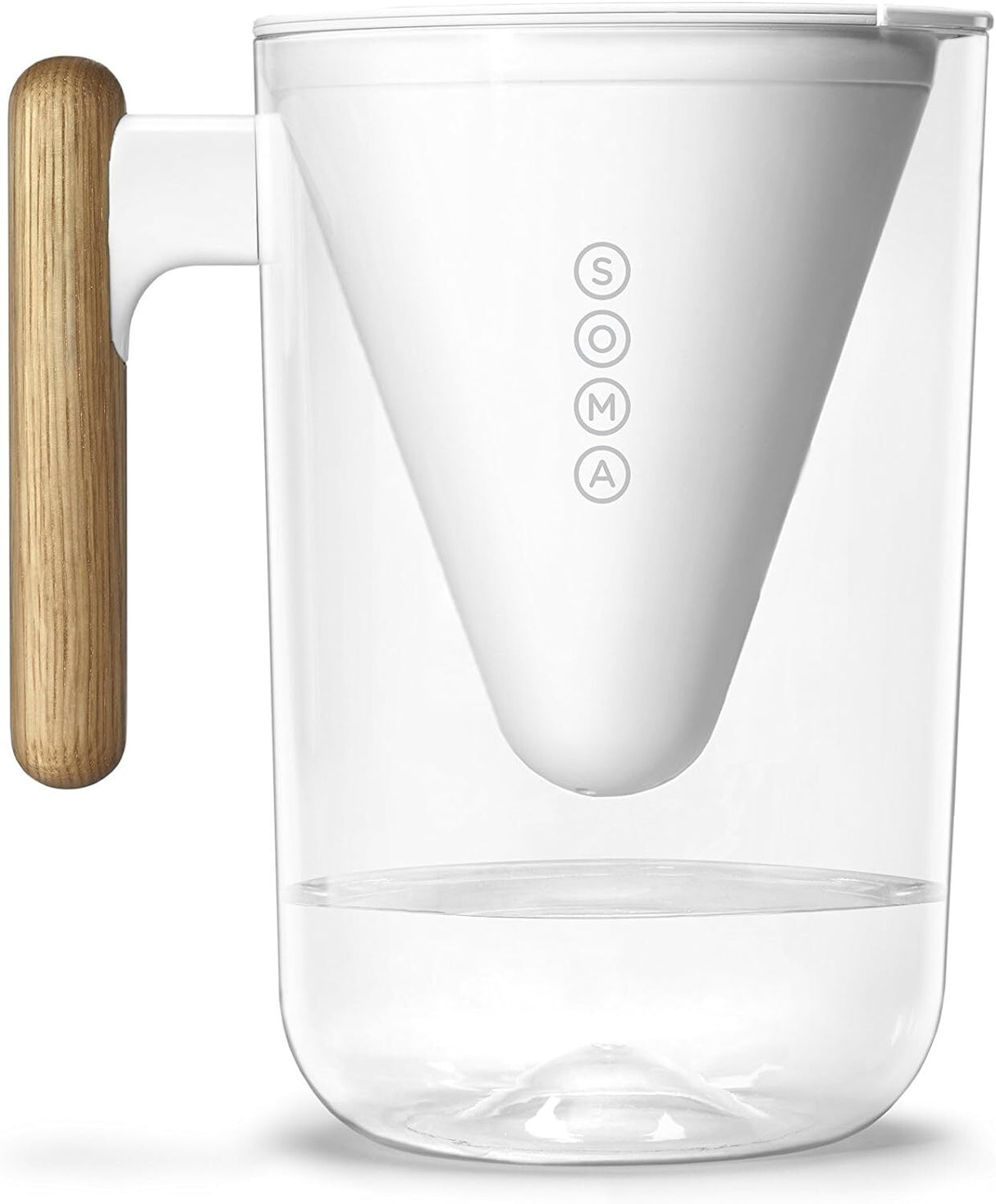 Soma 2.3L Water Filter Jug Bottle Pitcher BPA Free in White