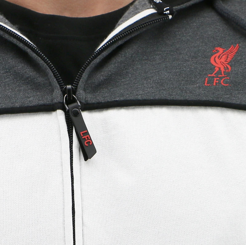 Liverpool FC Mens Zip Hoodie Jumper Winter Warm Soccer Football YNWA Hoody