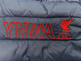 Liverpool FC Mens Official LFC Puffer Vest Jacket YNWA LFC - Navy