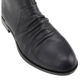 Hush Puppies Womens Hayworth Leather Heels Ankle Boots with Zip Shoes - Black