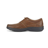 Hush Puppies Mens Elkhound MT Oxford Nubuck Leather Shoes Casual Bounce 2.0 - Brown