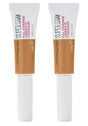 2x Maybelline New York SuperStay 24hr Longwear Liquid Concealer, Caramel 40 - 6ml