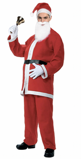 ADULT SANTA CLAUS COSTUME Suit Father Xmas Party Outfit Father Christmas