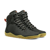 Vivobarefoot Mens Tracker II FG Obsidian High Boots Shoes Waterproof - Black