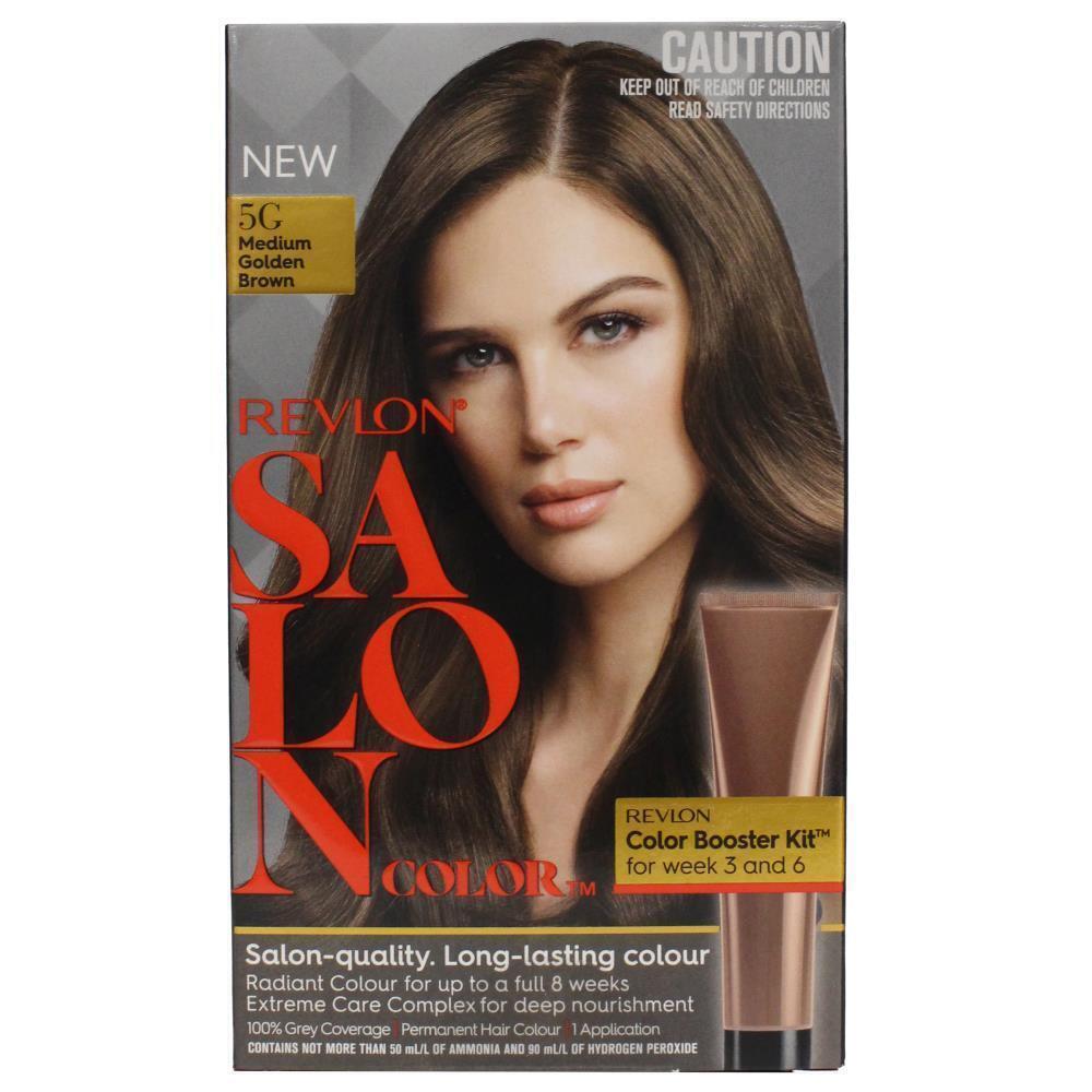 REVLON SALON HAIR COLOR 5G MEDIUM GOLDEN BROWN