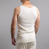 Mens Thermal Singlet Sleeveless Top Merino Wool Blend AUS MADE Thermals