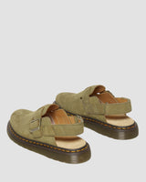 Dr. Martens Jorge II Sling Back Shoes Sandals Slip On in Olive Nubuck