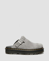 Dr. Martens ZebZag Suede Mule Sandals Slip On Shoes in Ultimate Grey