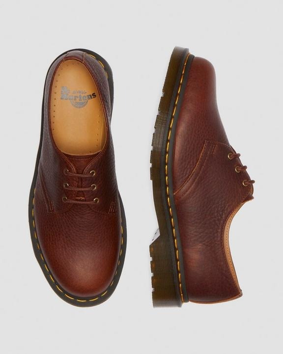 Dr. Martens 1461 Ambassador Leather Oxford Shoes in Cashew