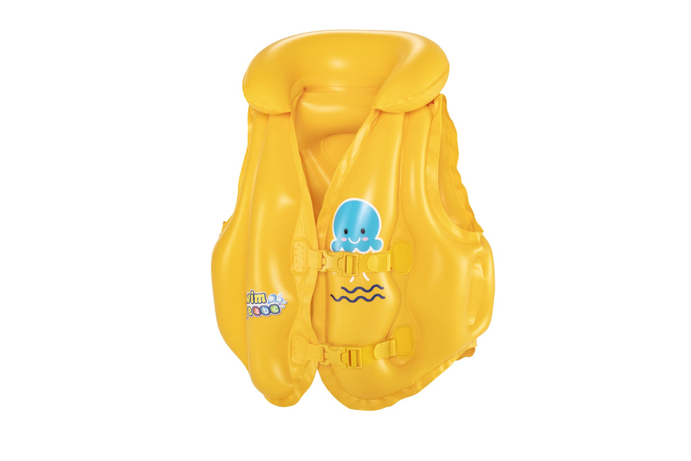 Inflatable Vest For Learning to Swim Buoyancy Float Swim Pool 51 cm x 46 cm