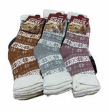 6 Pairs Womens Lambs Wool Socks Extra Warm Winter Thermal Soft