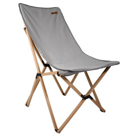 BlackWolf XXL Beech Chair Paloma Camping Camp Hiking Foldable Folding - Grey