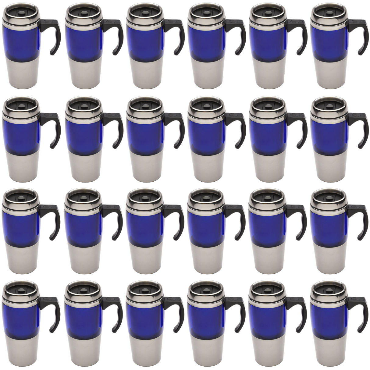 24x Velo Mug Travel Cup Stainless Steel Insulated Coffee Thermal Bottle - Blue