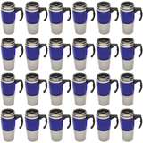 24x Velo Mug Travel Cup Stainless Steel Insulated Coffee Thermal Bottle - Blue