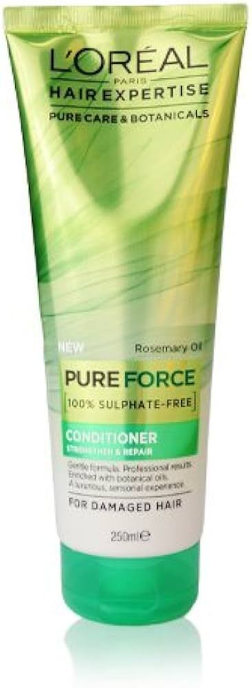 L'Oreal Hair Expertise Pure Force 100% Sulphate Free Conditioner For Damaged Hair 250ml