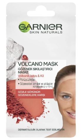 Garnier 8mL Skinactive Pore Minimiser Volcano Face Mask Volcanic Rock & Clay