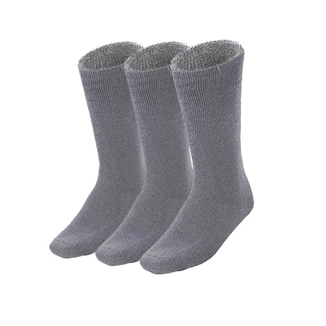 3 Pairs BAMBOO SOCKS Mens Heavy Duty Premium Thick Work Socks Cushion BULK - Navy Blue