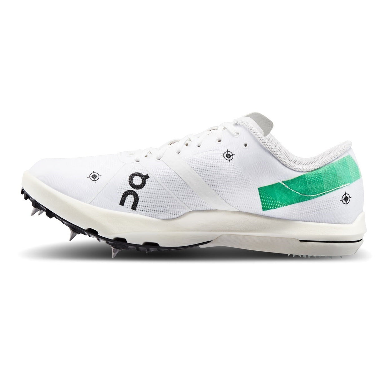 On Cloudspike 10000m Running Spikes Mens Sprinting Shoes in Undyed - White/Mint