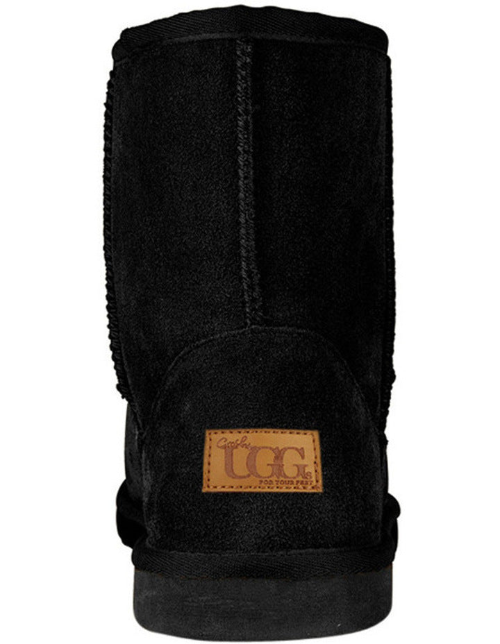 GROSBY Jillaroo Womens UGG Boots Genuine Sheepskin Suede Leather Moccasins - Black