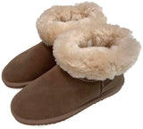 GROSBY Jillaroo Ladies UGG Boots Genuine Sheepskin Suede Leather High Classic Moccasins - Mushroom