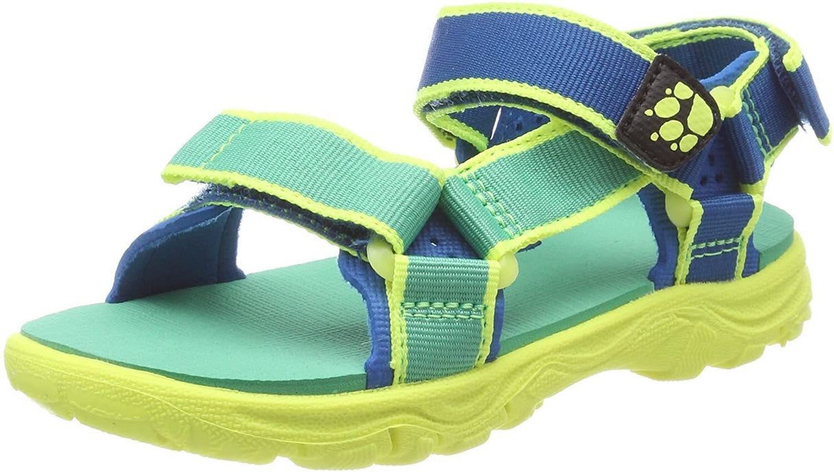 Jack Wolfskin Seven Seas 2 Sandals Boys Kids Summer Shoes - Sea Breeze - Sea Breeze