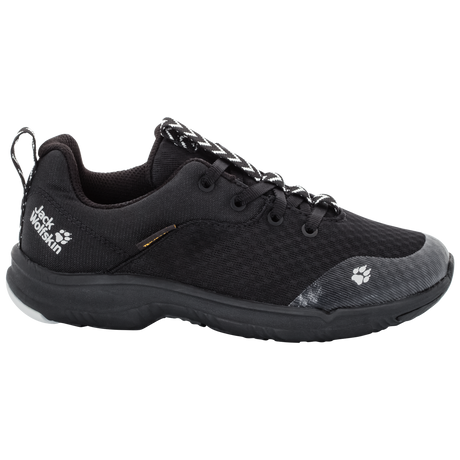 Jack Wolfskin Girls Phoenix Texapore Low Shoes Hiking Trekking - Black