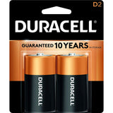 Duracell D Coppertop Alkaline Batteries - 2 Pack