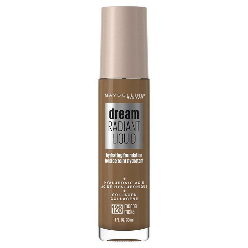 Maybelline New York Dream Radiant Liquid Hydrating Foundation - 128 Mocha