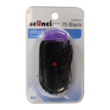 SCUNCI PK75 BOBBY PINS IN TRAVEL CASE BLACK