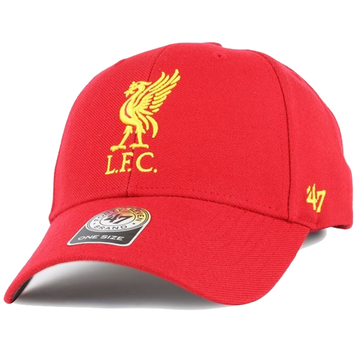 47 Brand Adjustable Snap Back National Sport League Hat Cap Liverpool/Red/Yellow