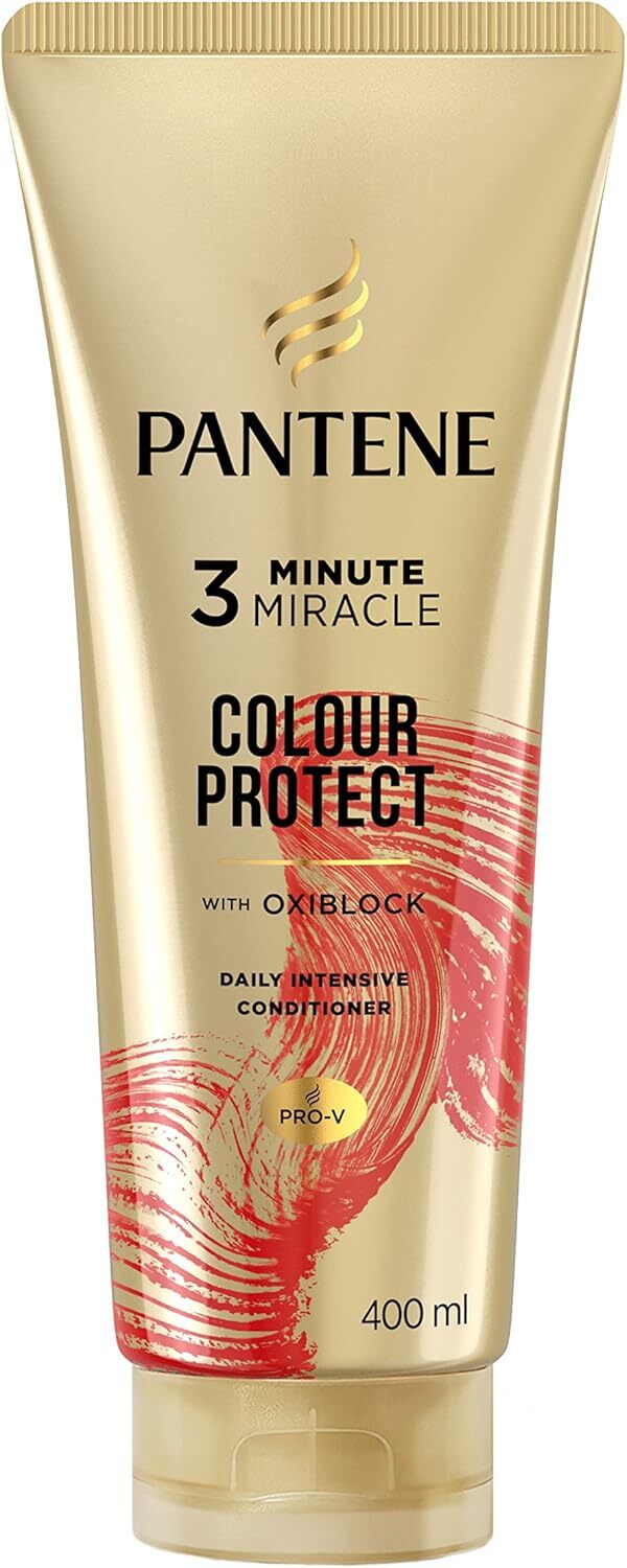 Pantene 3 Minute Miracle Colour Protection - Deep Conditionining Treatment For Coloured Hair, 400ml