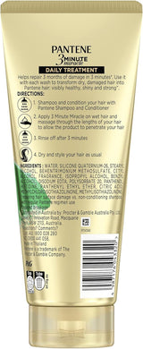 Pantene 3 Minute Miracle Smooth and Sleek - Deep Conditionining Treatment For Frizzy Hair, 400ml