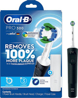 Oral-B Pro 300 Black Electric Toothbrush - Black