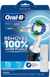 Oral-B Pro 300 Black Electric Toothbrush - Black