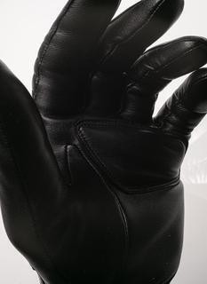 The Suited Racer x Dents Mens Cashmere Lined Leather Driving Gloves - Black