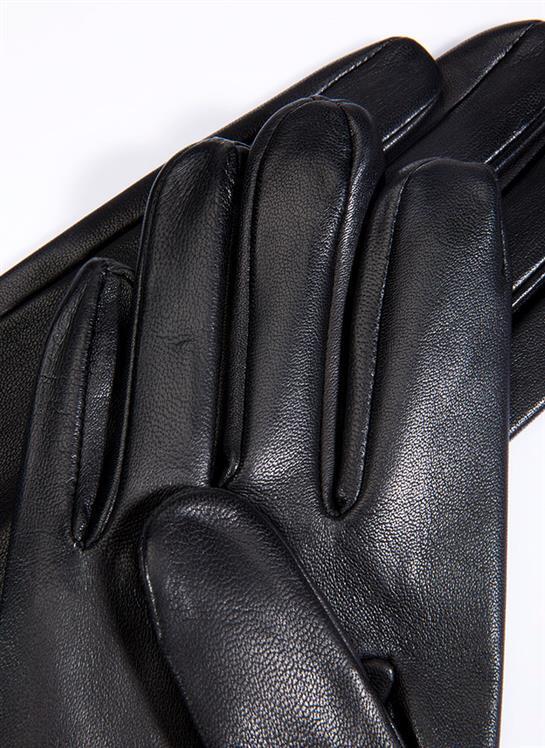 Dents Mens Unlined Leather Driving Gloves worn by Daniel Craig - Black