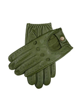 Dents Delta Mens Classic Leather Driving Gloves - Lincoln Green