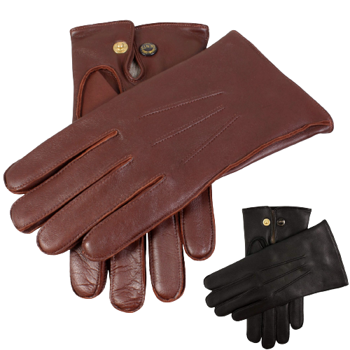 Dents Mens Classic Leather Gloves w 100% Wool Lining Winter Warm