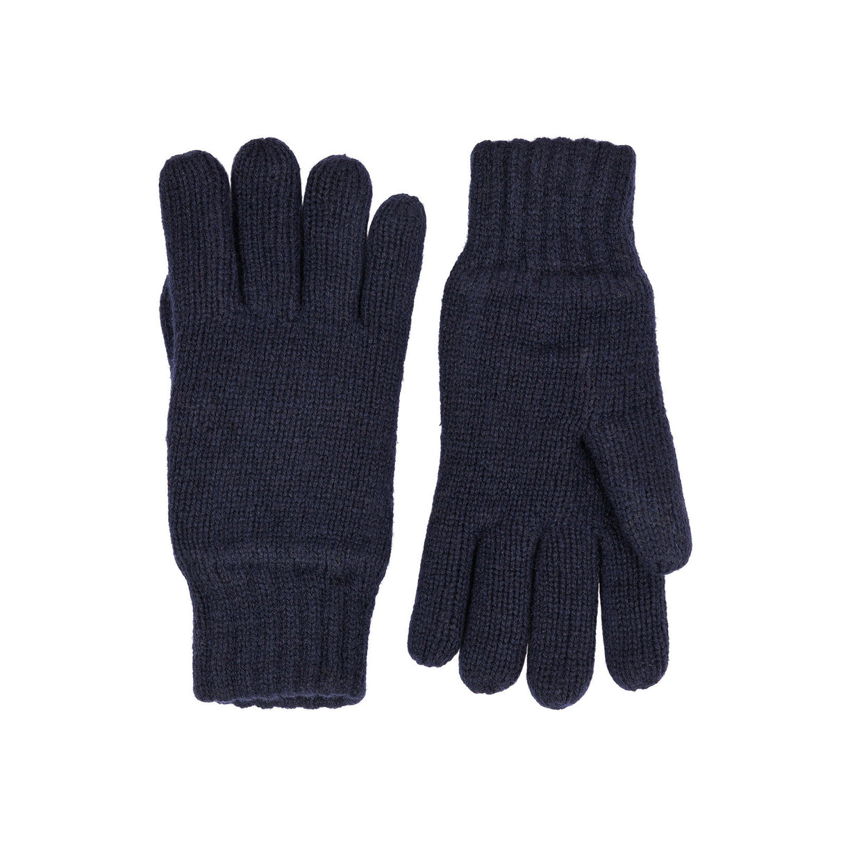 DENTS Mens 100% Wool Knit Gloves With Elasticated Rib Knit Cuff & 3M Thinsulate Lining