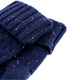 Dents Fareham Mens Cable Knit Gloves Warm Winter Thick - Royal Blue