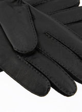 Dents Mens Cashmere Lined Handsewn Kangaroo Leather Gloves - Black