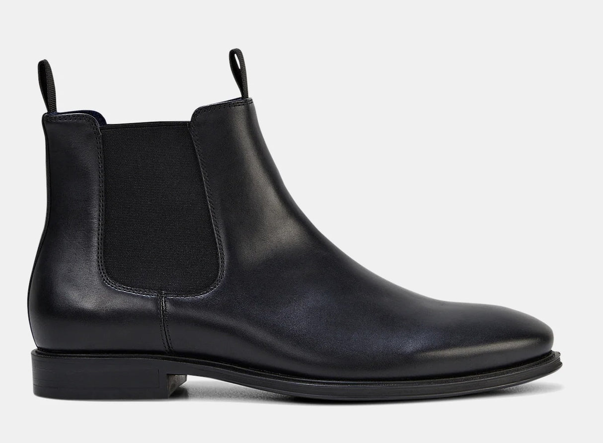 Julius Marlow Longreach Leather Chelsea Boots Shoes in Black