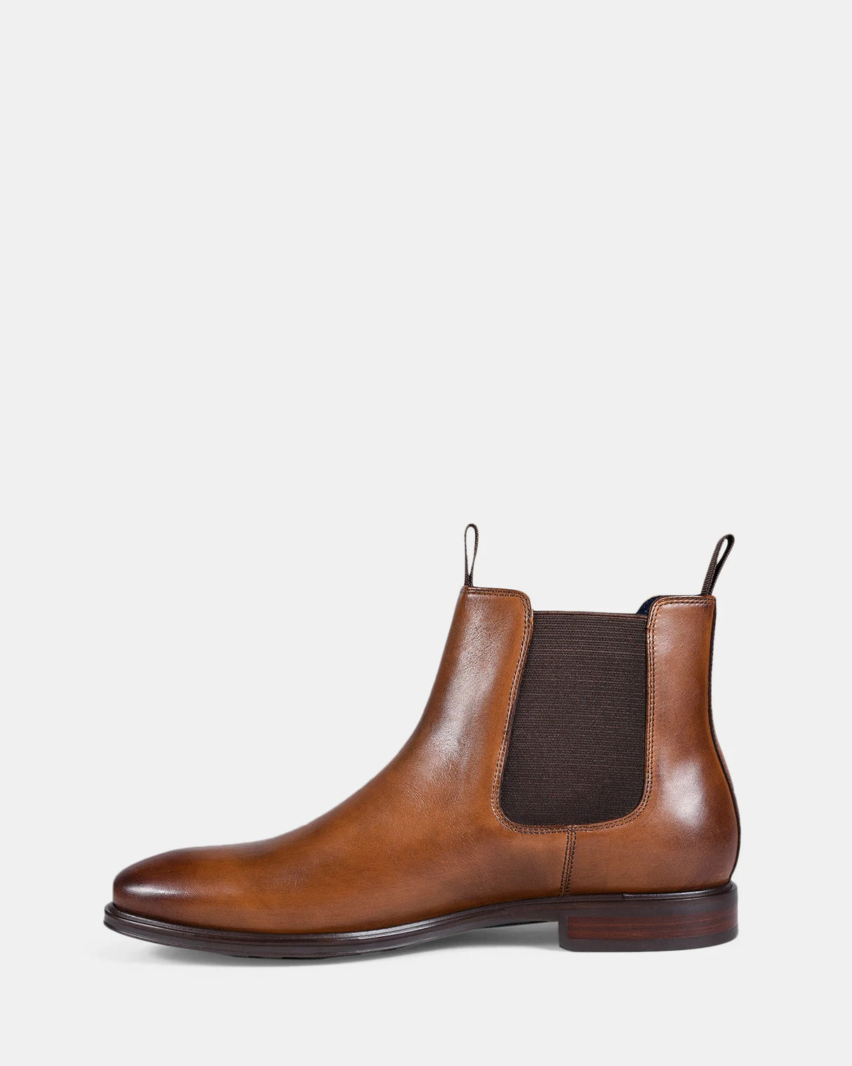 Julius Marlow Longreach Leather Chelsea Boots Shoes in Cognac