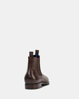 Julius Marlow Longreach Leather Chelsea Boots Shoes in Mocha