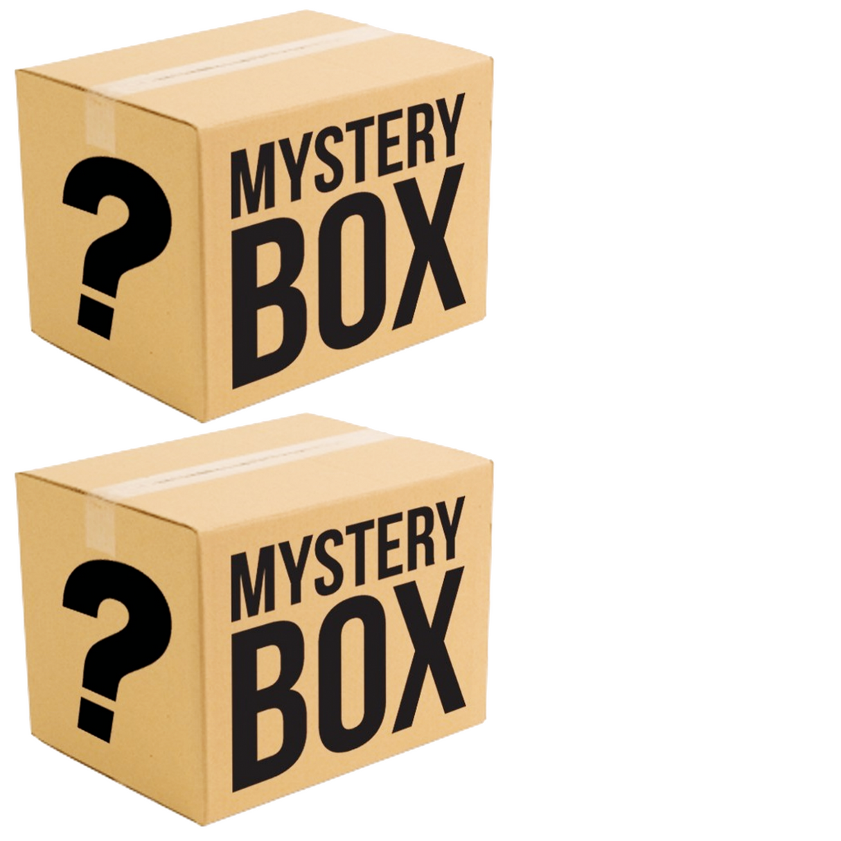 2 Boxes Mystery Box Set of Assorted Lucky Dip Random Products (Medium & Large Box)