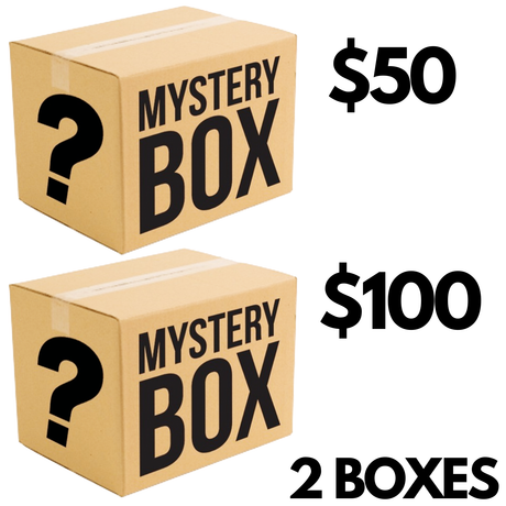 2 Boxes Mystery Box Set of Assorted Lucky Dip Random Products (Medium & Large Box)