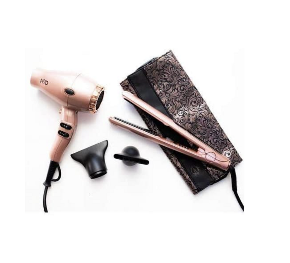 H2D Linear Gift Set Straighener and Dryer Limited Edition - Rose Gold