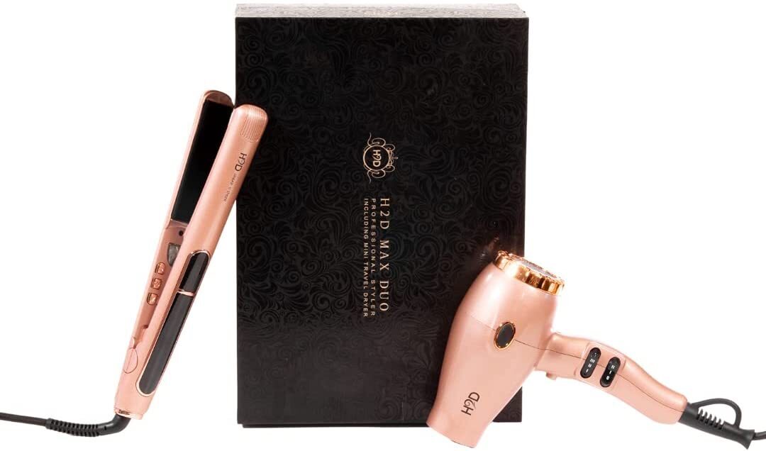 H2D Linear Gift Set Straighener and Dryer Limited Edition - Rose Gold